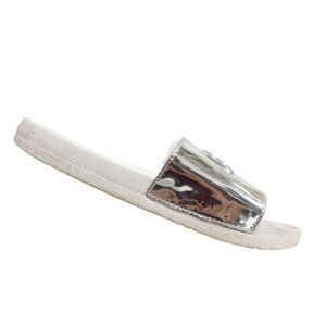 UGG Silver Slide Sandals